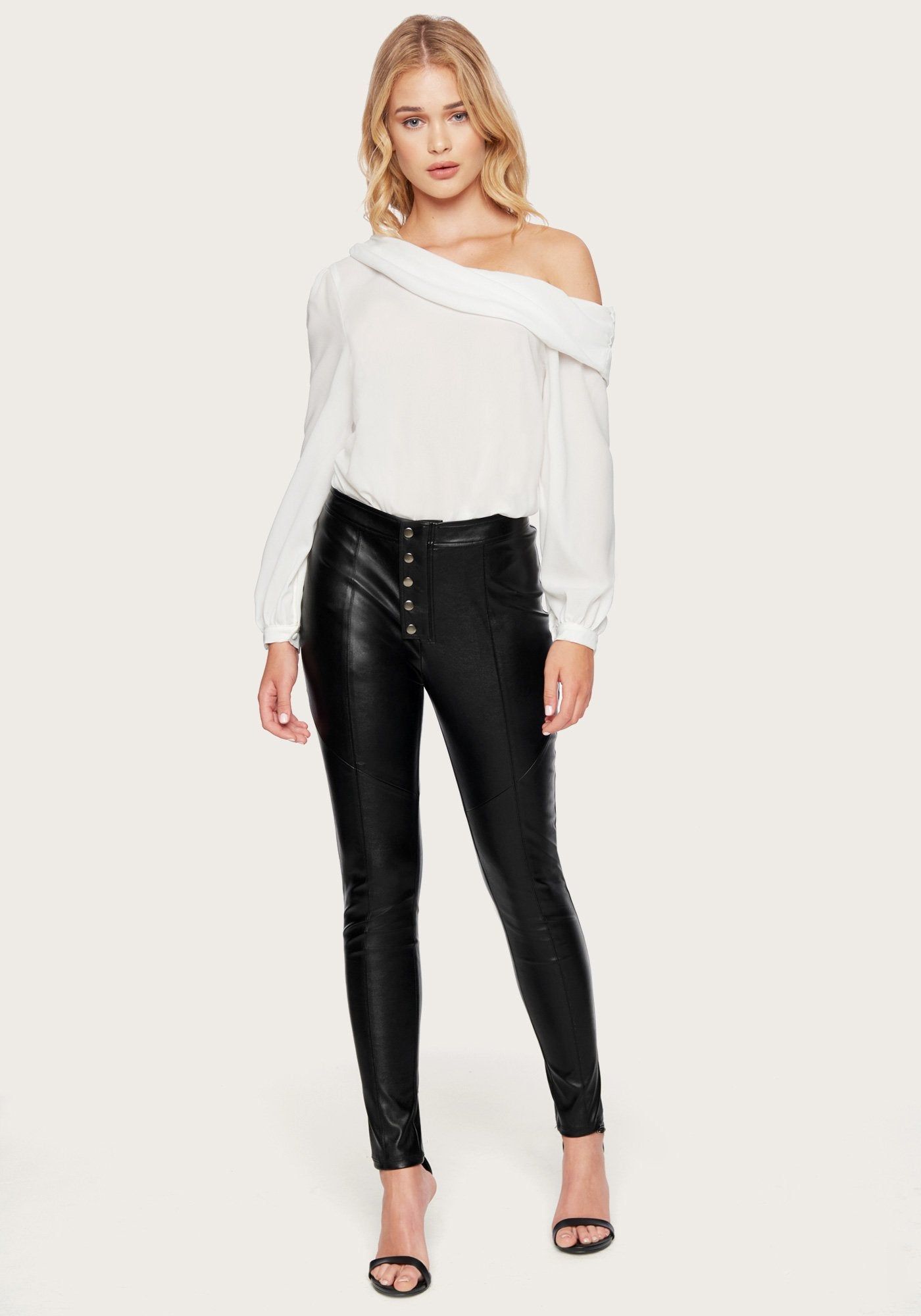 Button Front Leggings sold by Bebe product image thumbnail 4