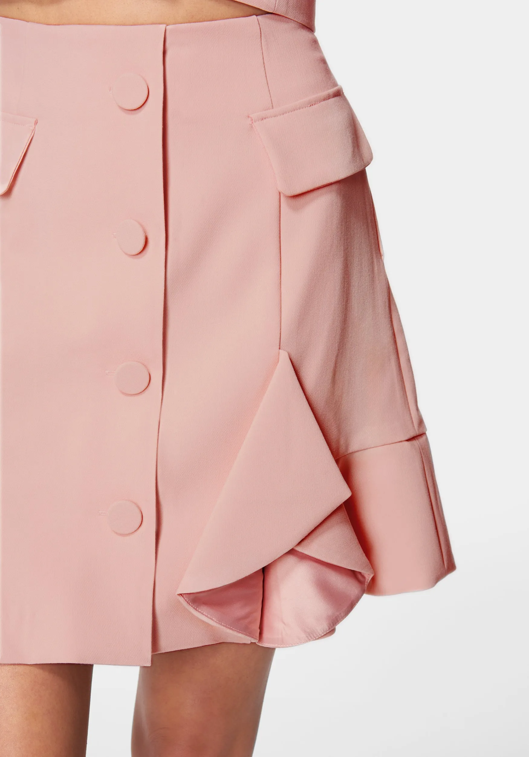 Tailored Flounce Mini Skirt sold by Bebe product image thumbnail 4