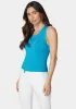Sleeveless Assymetric Zipper Sweater Top sold by Bebe
