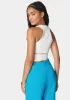 Denim Wrap Top sold by Bebe