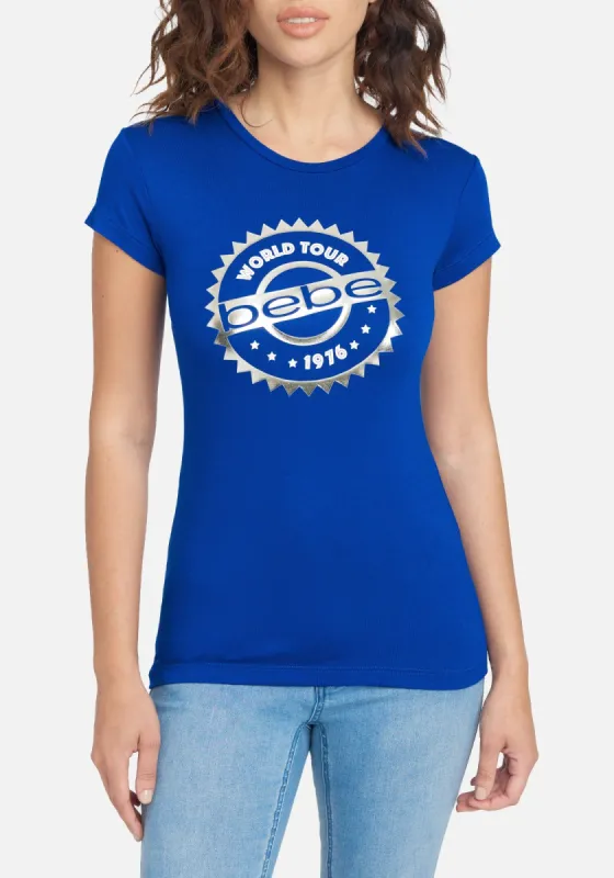 World Tour Bebe Logo Tee sold by Bebe