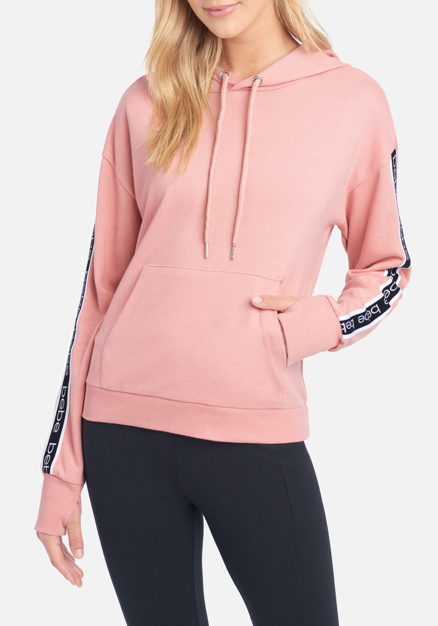 Bebe Sport Logo Taping Hoodie sold by Bebe