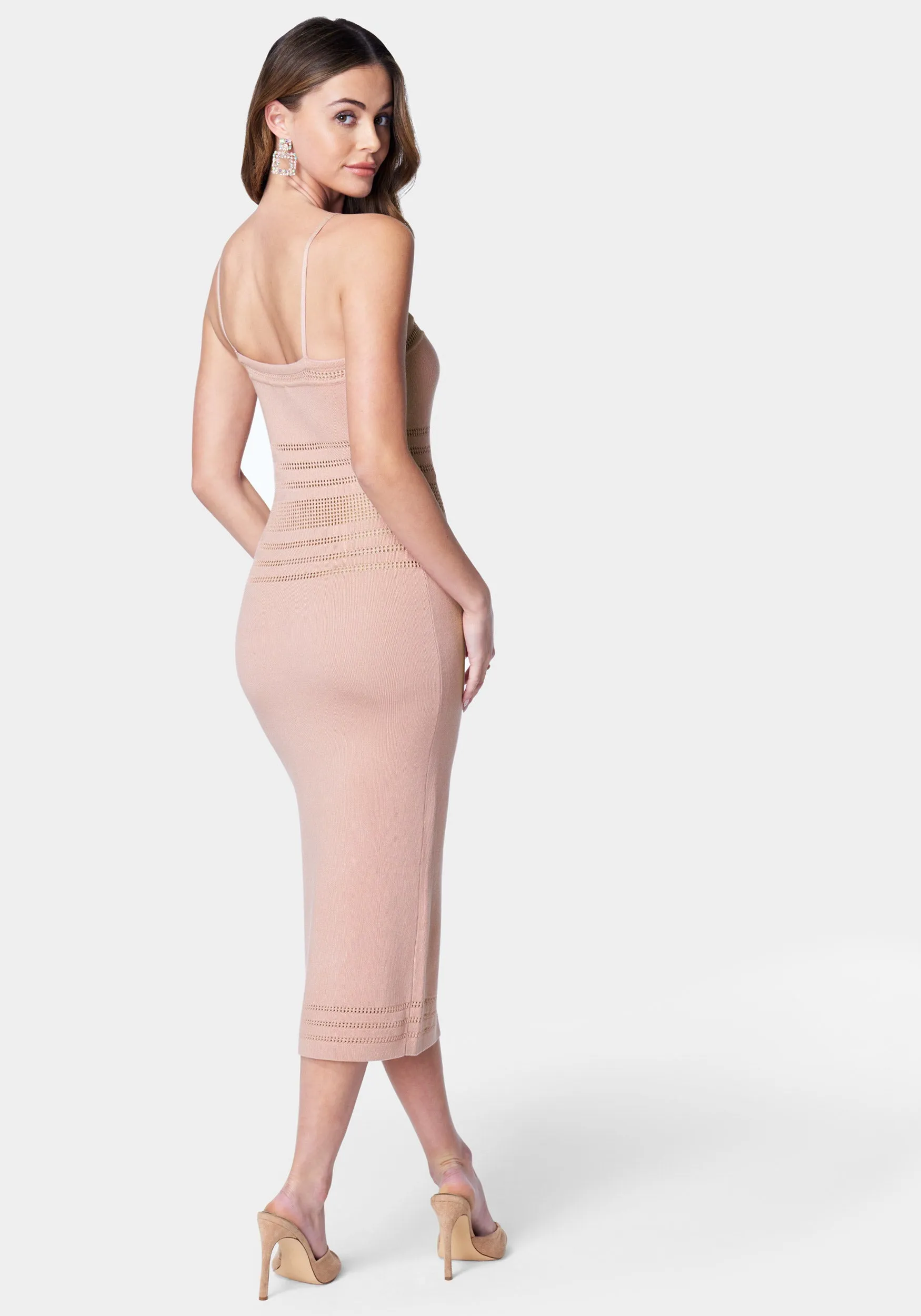 Crochet Tube Midi Dress sold by Bebe product image thumbnail 3