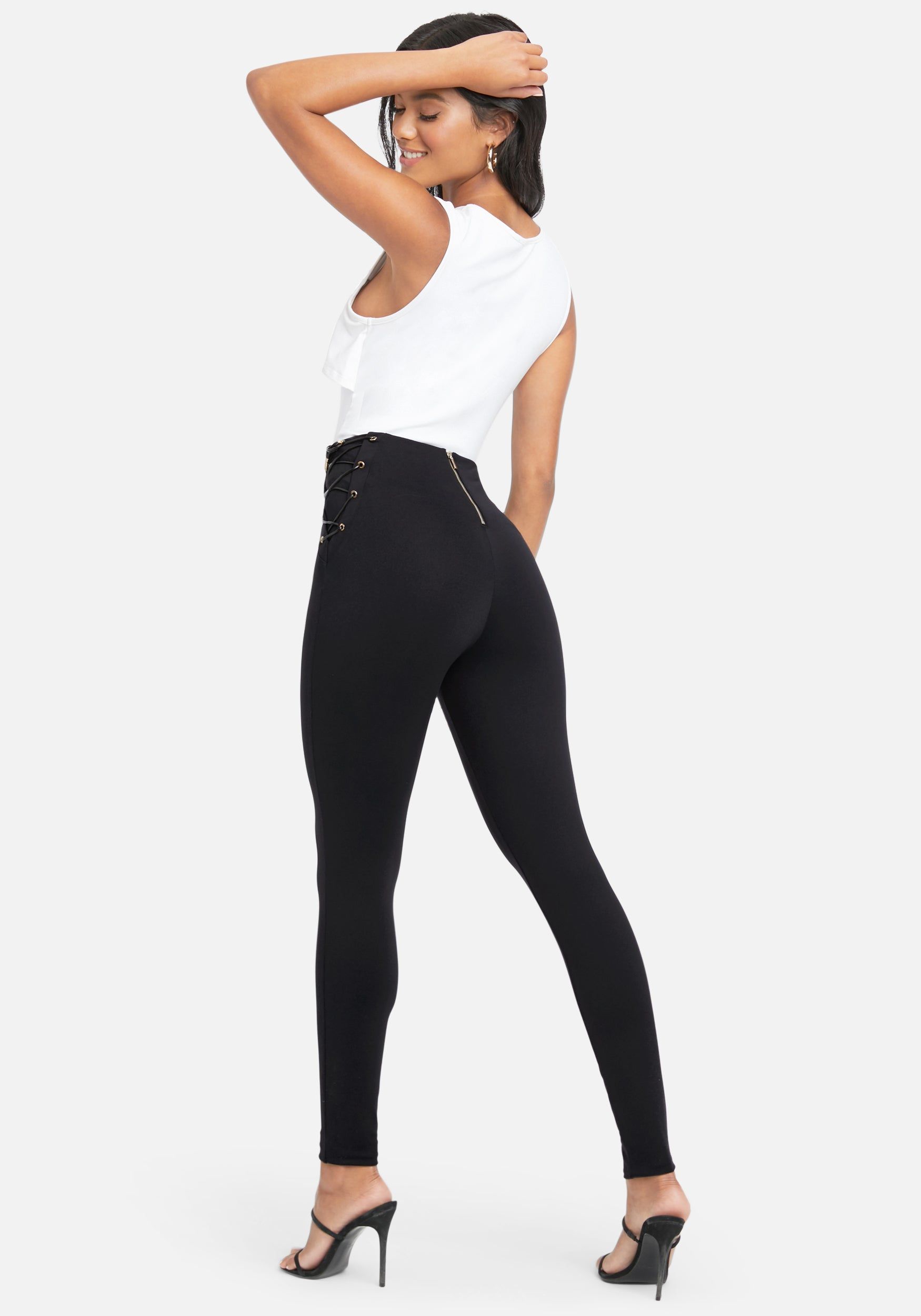 Waist Lace Up Legging sold by Bebe product image thumbnail 4