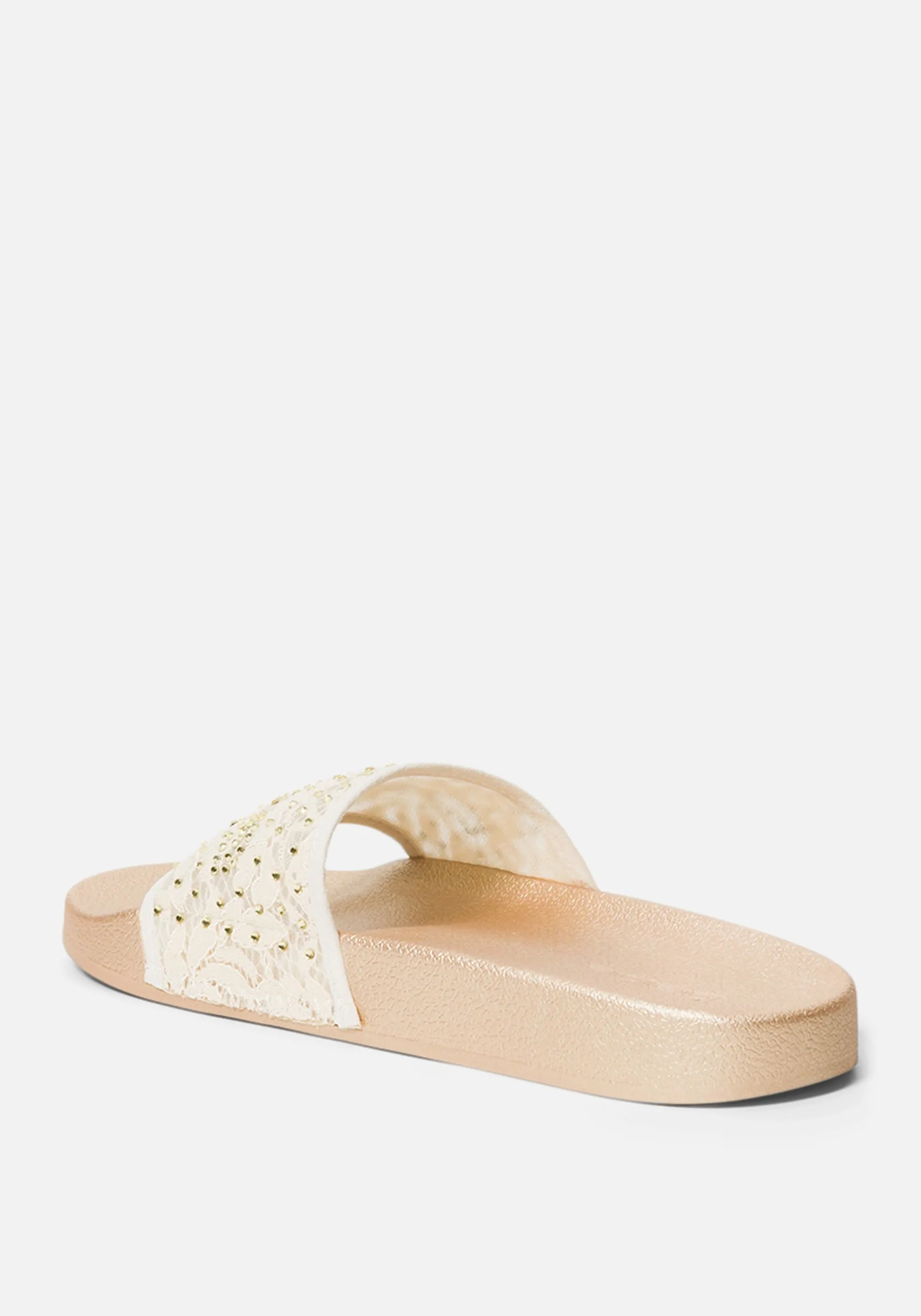 Flirtie Rhinestone Slides sold by Bebe product image thumbnail 3