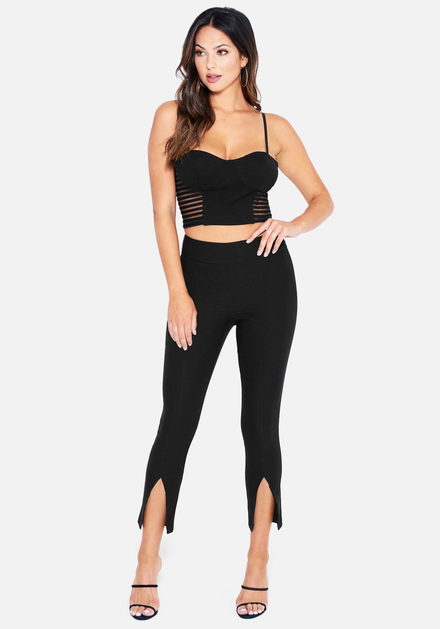 Front Slit Trouser Pants sold by Bebe product image thumbnail 2