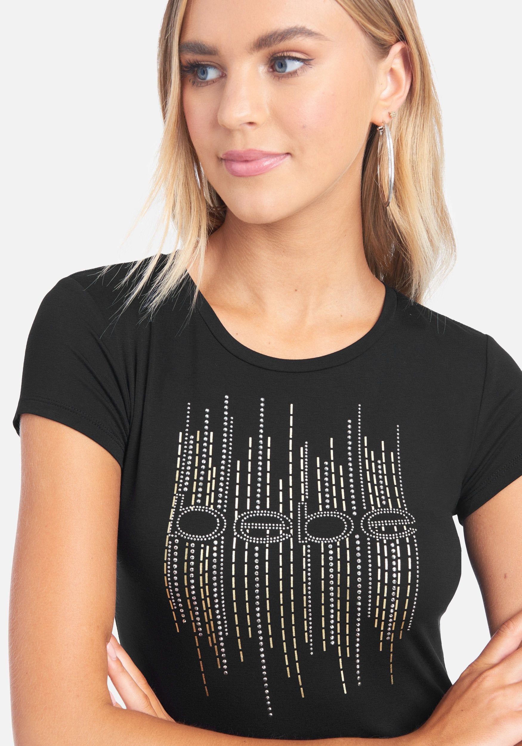 Bebe Logo Stripe Effect Tee sold by Bebe product image thumbnail 4