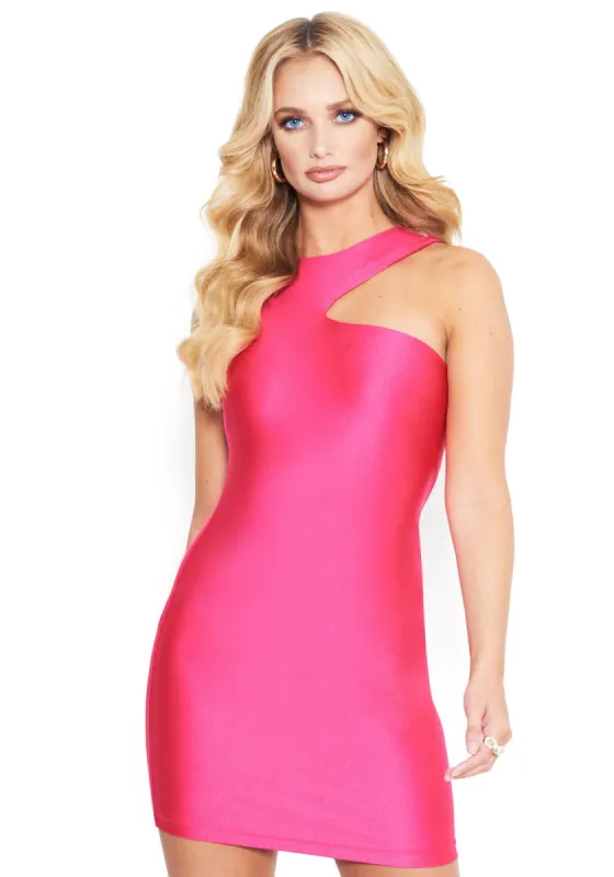 One Shoulder Bodycon Dress sold by Bebe