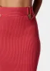 Ring Detail Side Slit Sweater Skirt sold by Bebe