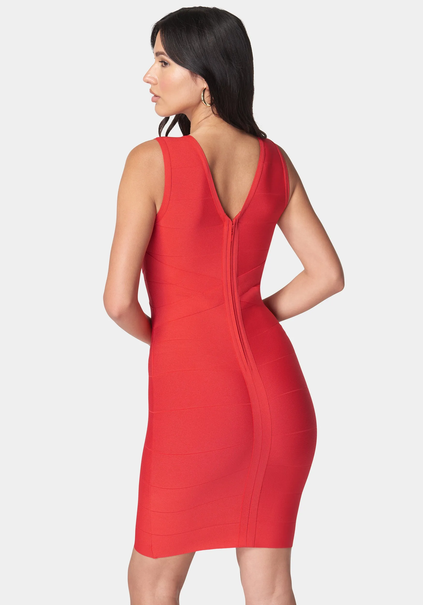 Double V Mini Bandage Dress sold by Bebe product image thumbnail 3