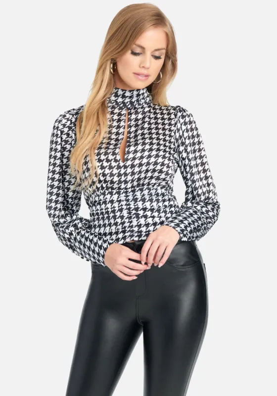 Ruched Waist Balloon Sleeve Blouse sold by Bebe