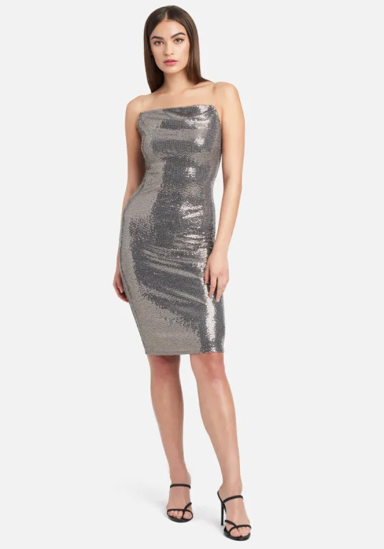 Sequin Slip Dress sold by Bebe