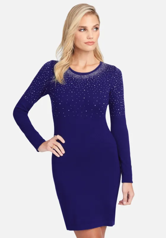 Crew Neck Sweater Dress sold by Bebe