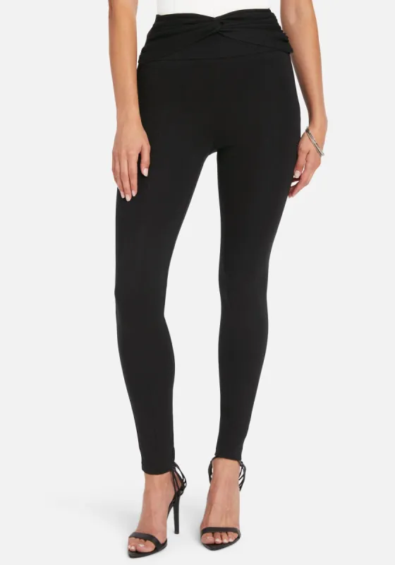 Knot Waist Front Seam Legging sold by Bebe