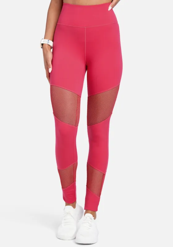 Mesh Combo Bebe Logo Legging sold by Bebe