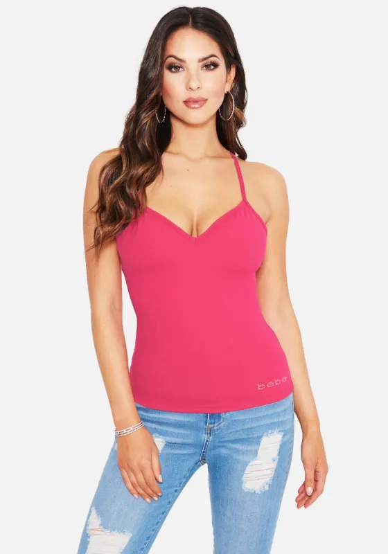 Bebe Logo Knit Cami sold by Bebe