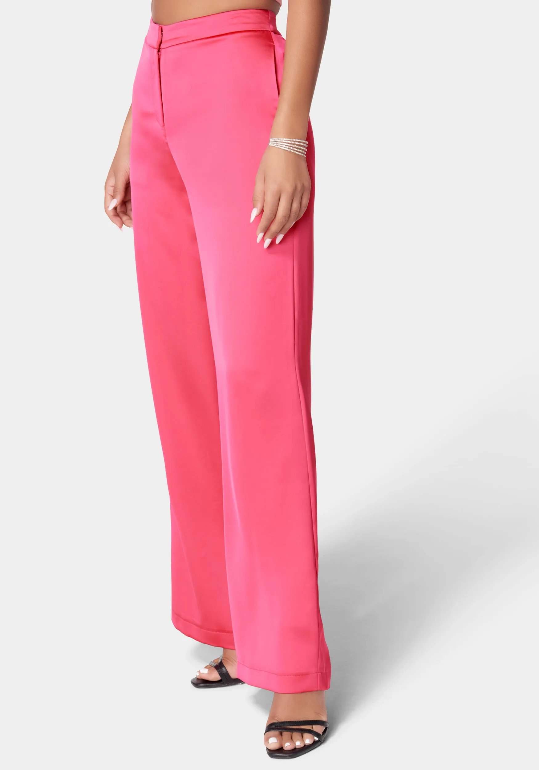 Satin Wide Leg Pant sold by Bebe