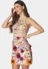 Mock Neck Sleeveless Short Dress sold by Bebe