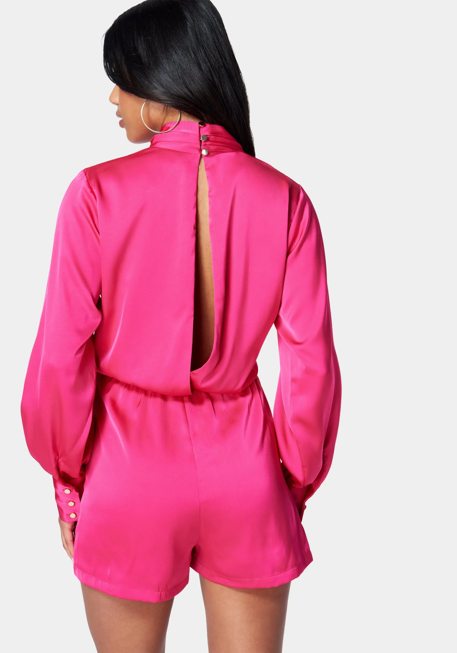 Surplice Drapey Romper sold by Bebe product image thumbnail 3