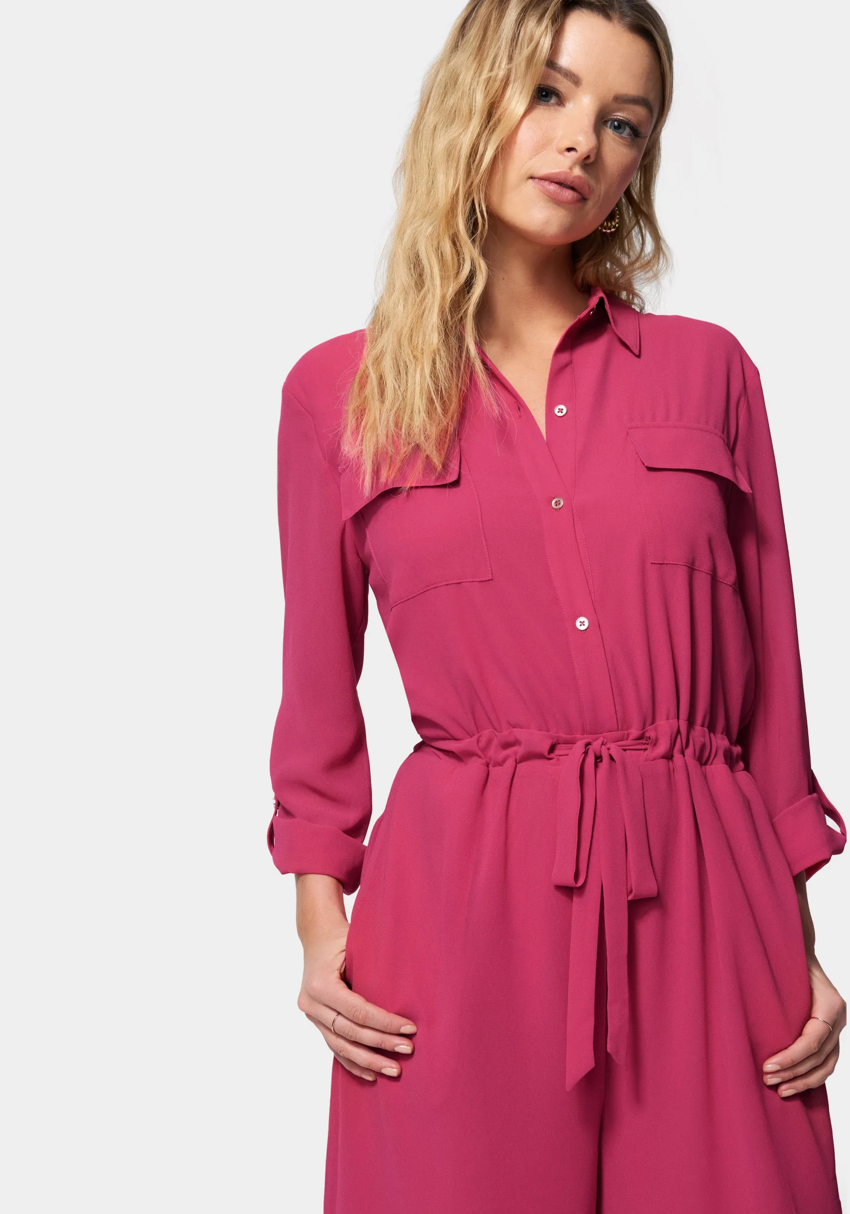 Utility Pocket Culotte Jumpsuit sold by Bebe product image thumbnail 4