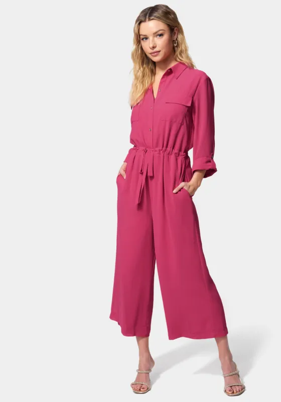 Utility Pocket Culotte Jumpsuit sold by Bebe