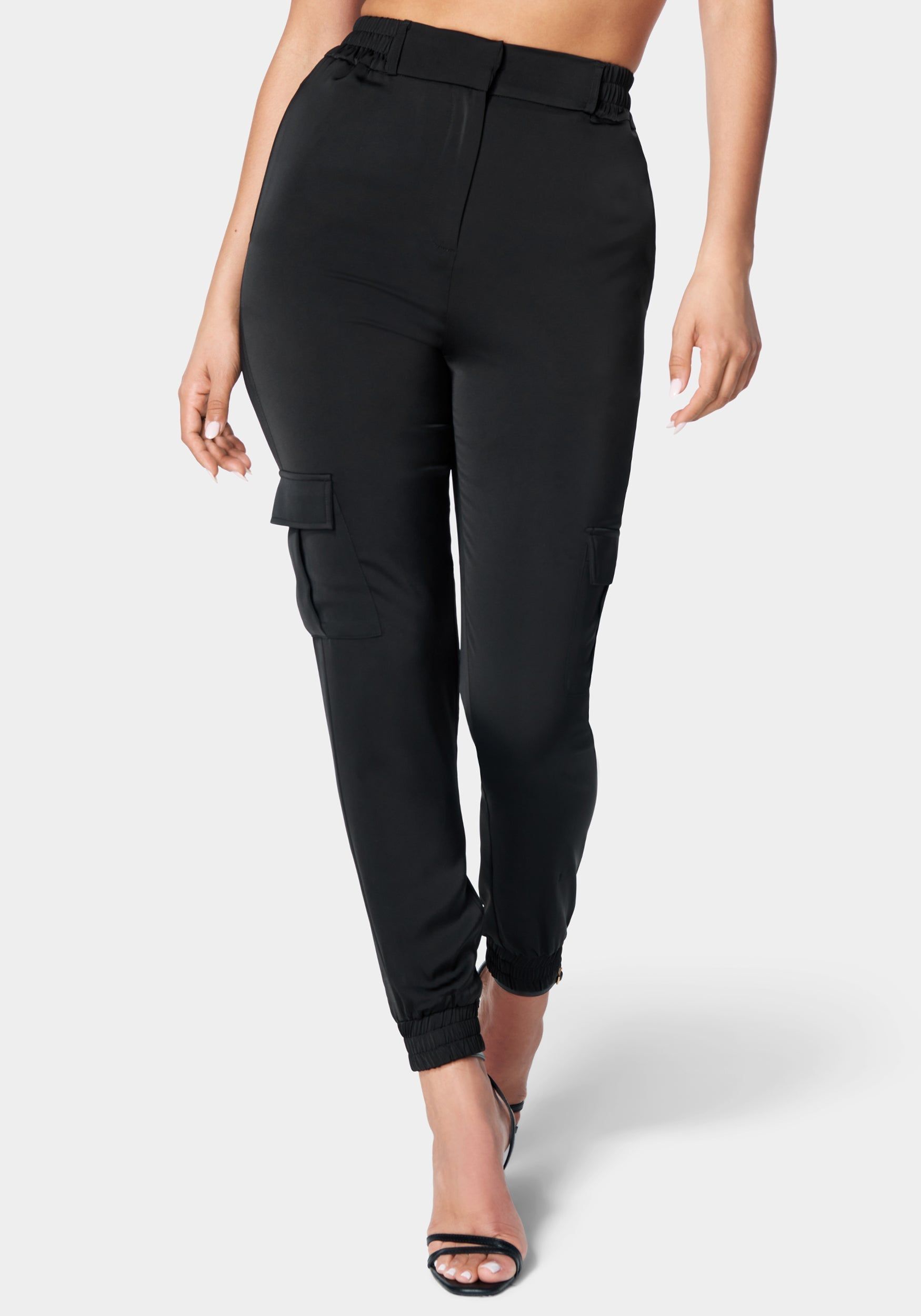 High Waist Cargo Jogger sold by Bebe