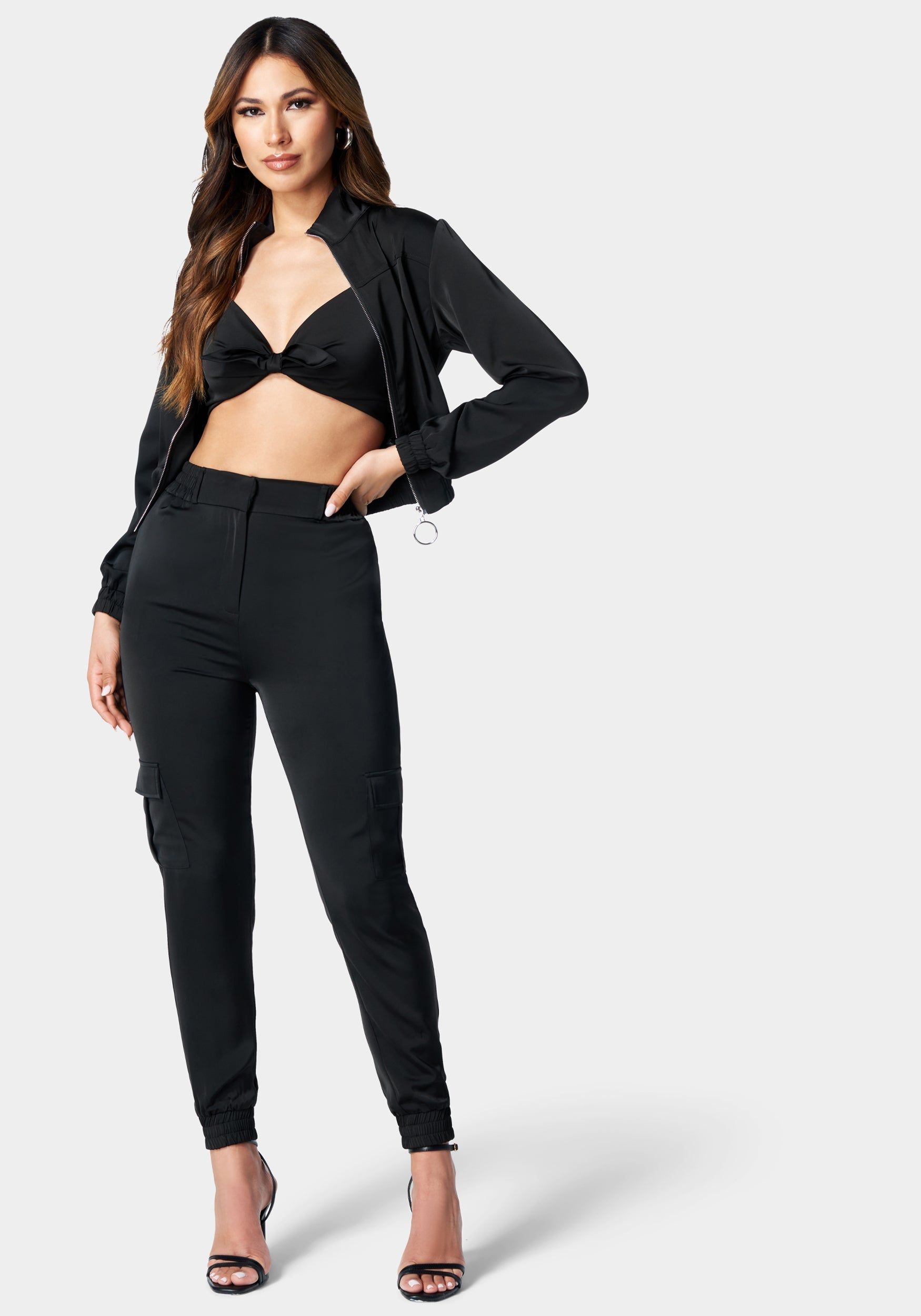High Waist Cargo Jogger sold by Bebe product image thumbnail 2