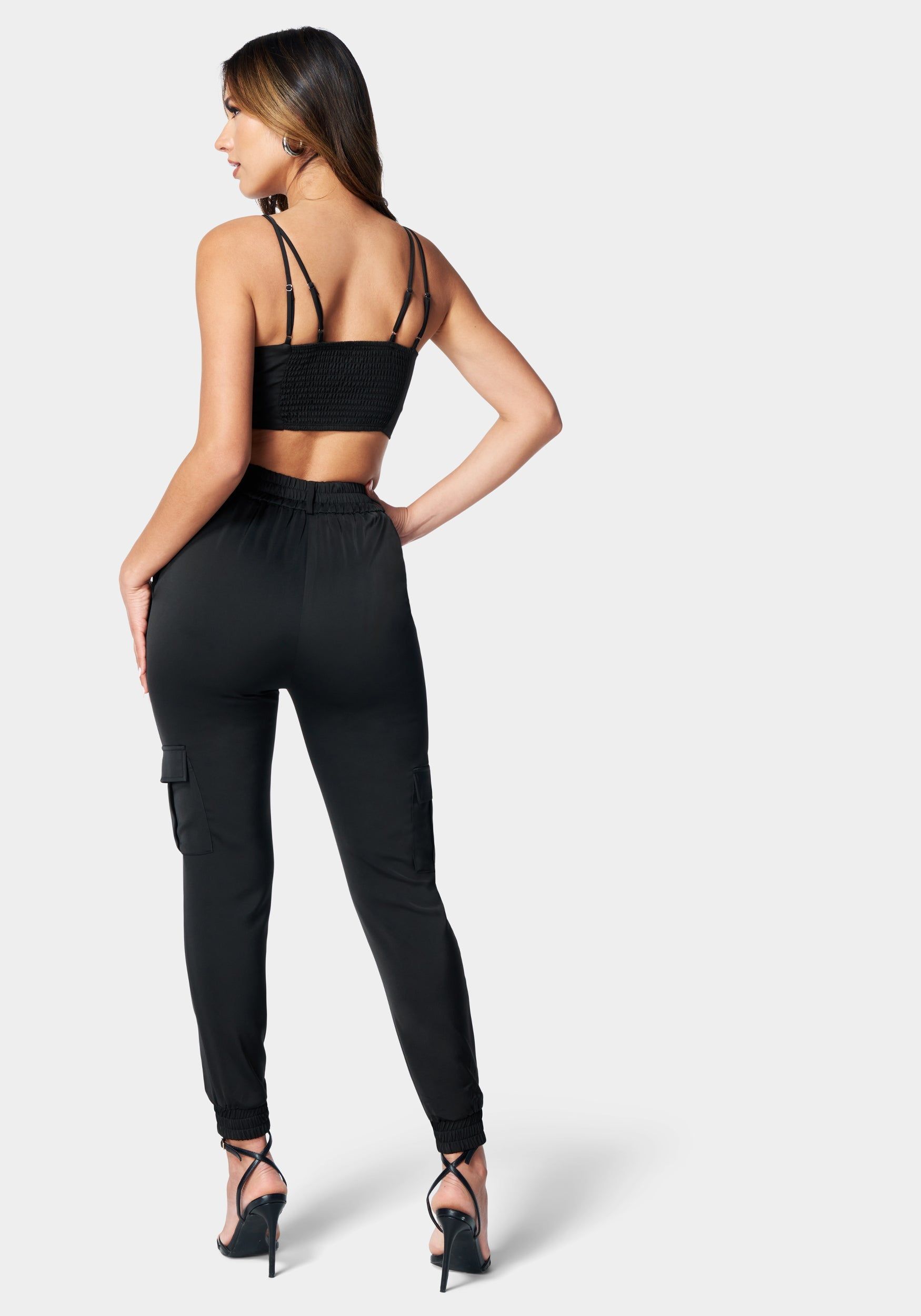 High Waist Cargo Jogger sold by Bebe product image thumbnail 3