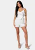 Eyelet Ruffle Romper sold by Bebe