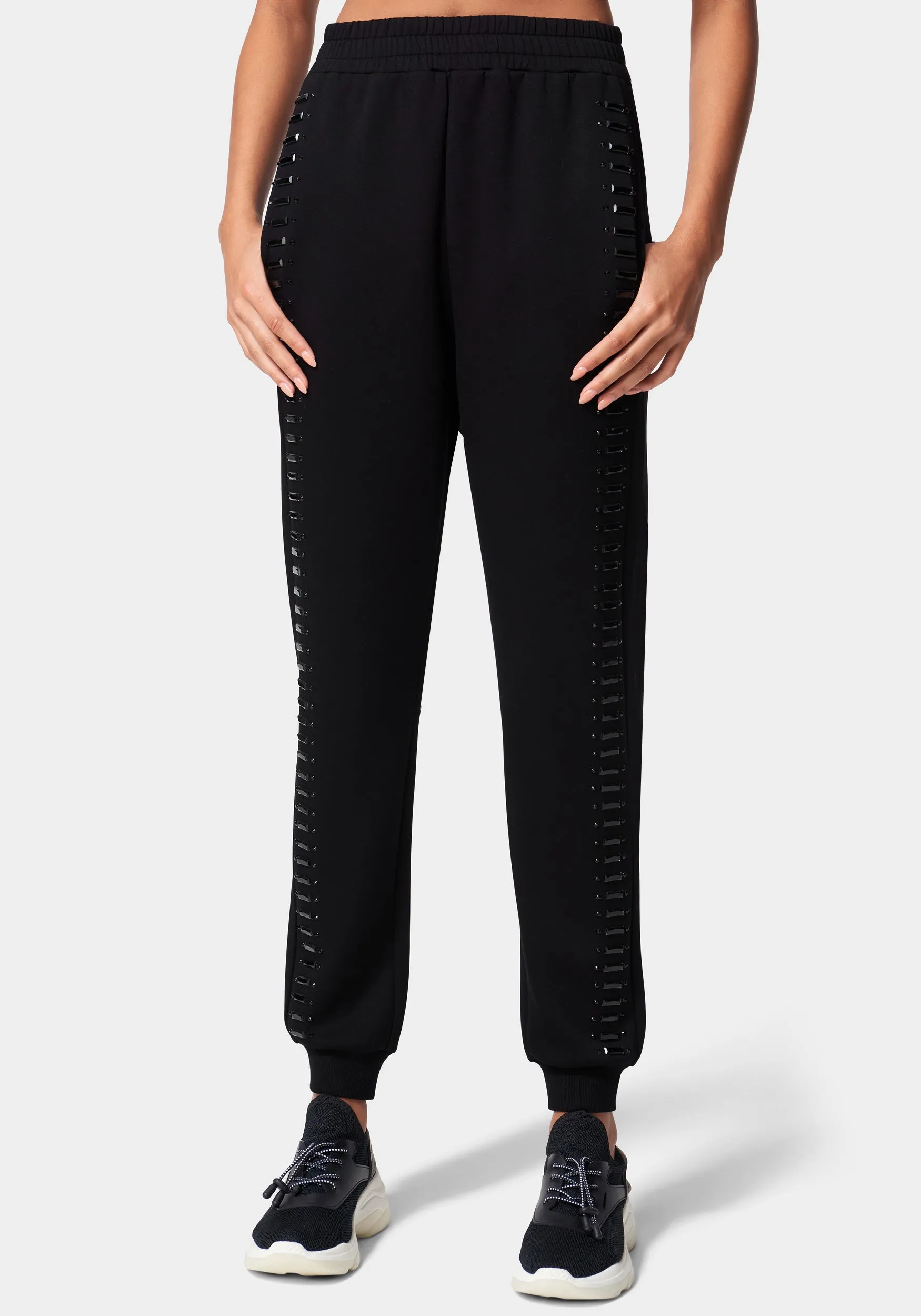 Scuba Embellished Jogger sold by Bebe