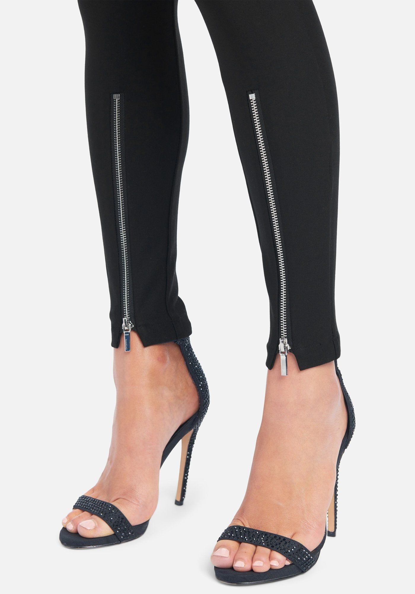High Rise Zipper Front Legging sold by Bebe product image thumbnail 4