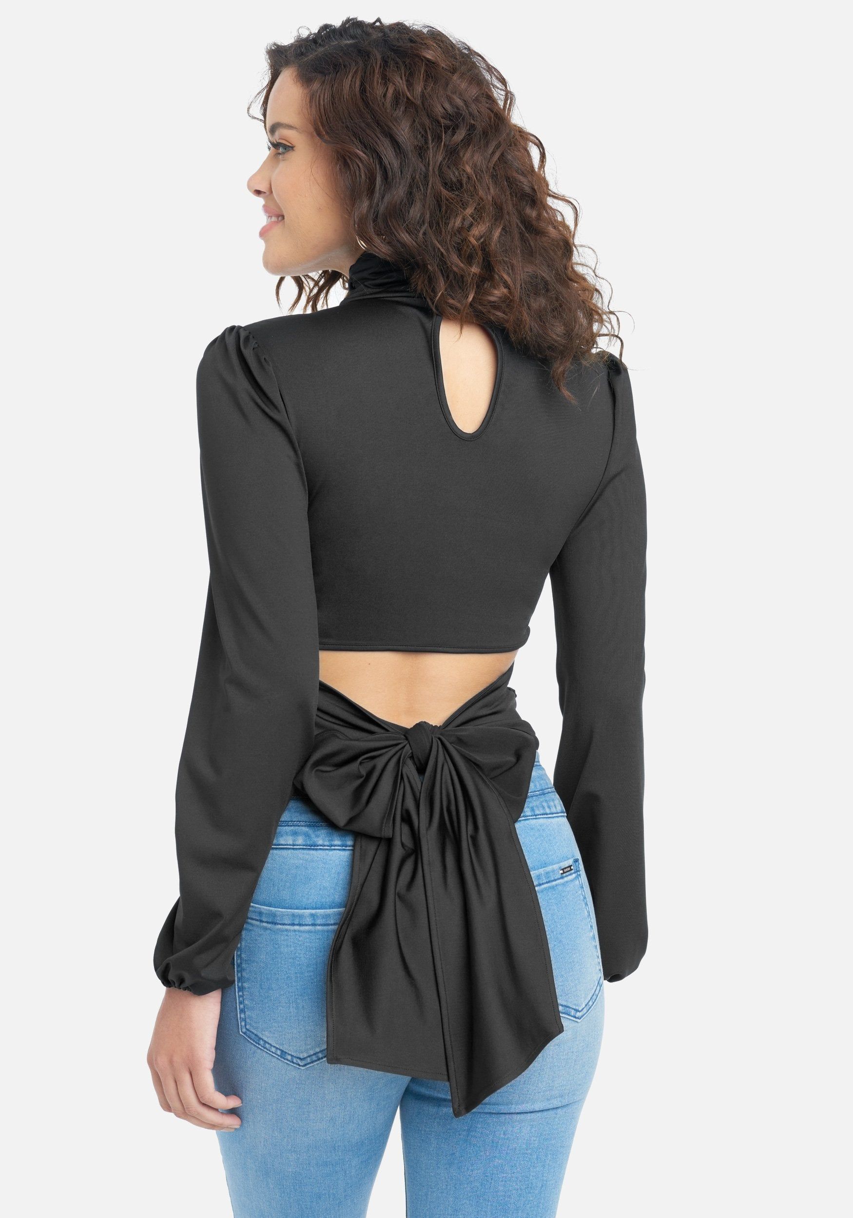 Keyhole Long Sleeve Top sold by Bebe product image thumbnail 3