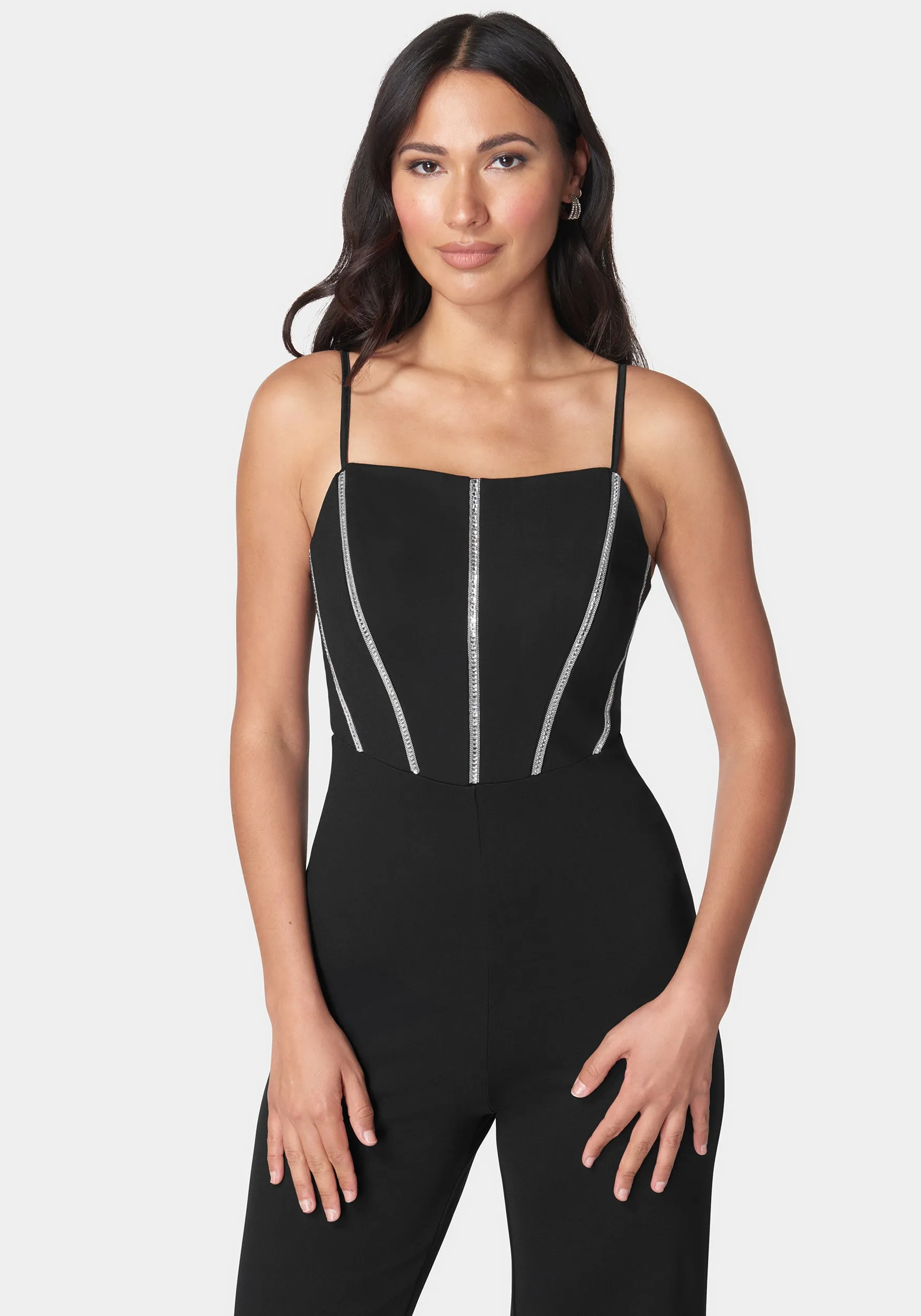 Embellished Corset Jumpsuit sold by Bebe product image thumbnail 4