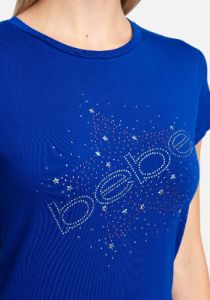 Bebe Logo Rhinestone Tee sold by Bebe