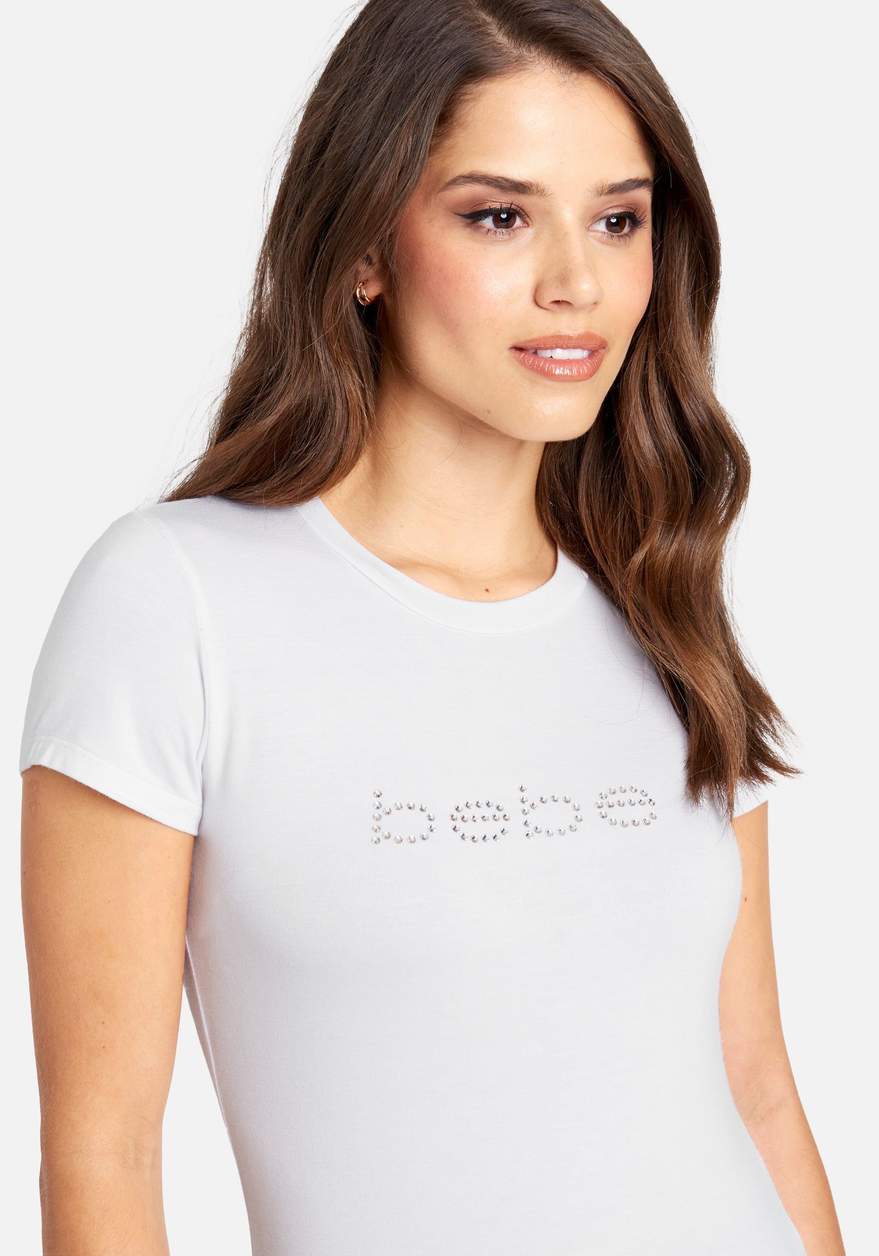 Crystal Logo Short Sleeve Tee sold by Bebe product image thumbnail 4