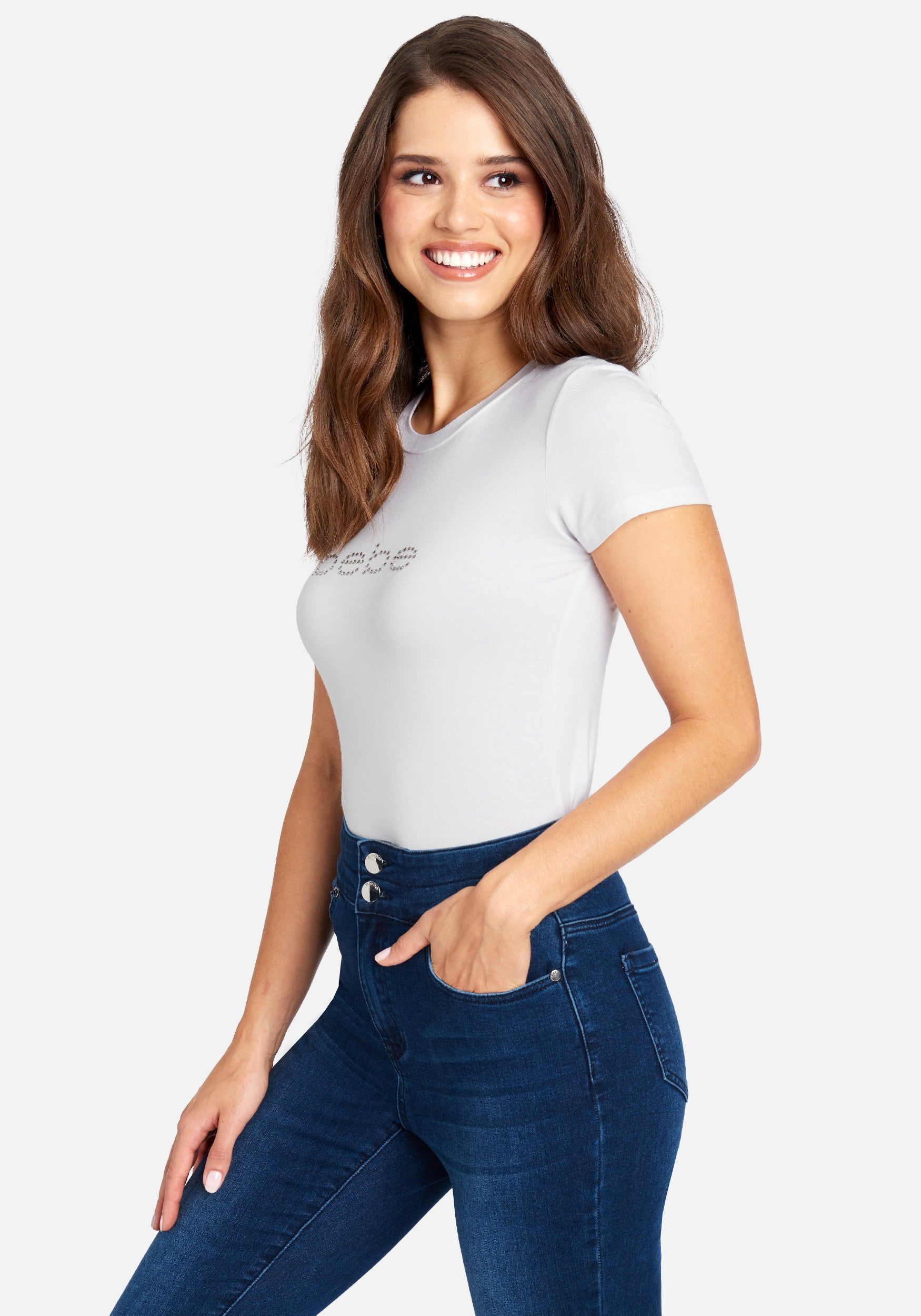 Crystal Logo Short Sleeve Tee sold by Bebe product image thumbnail 2