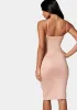 Vegan Leather Caged Mini Dress sold by Bebe