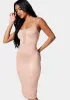 Vegan Leather Caged Mini Dress sold by Bebe
