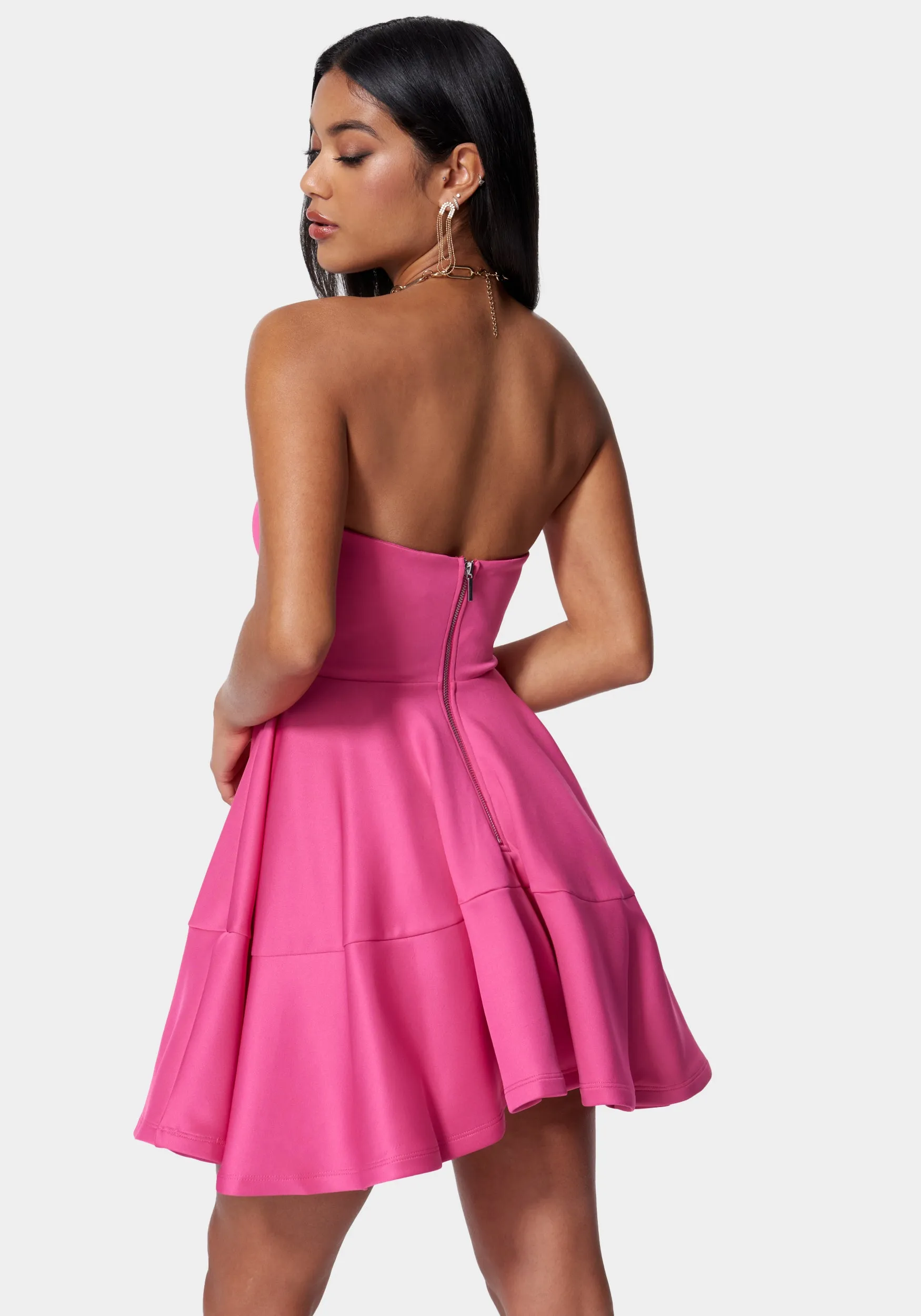 Cupcake Flare Mini Dress sold by Bebe product image thumbnail 3