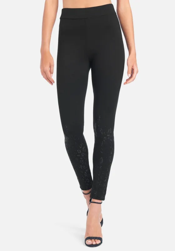 Tonal Glitter Detail Legging sold by Bebe