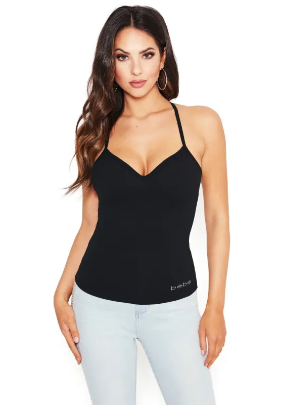 Bebe Logo Knit Cami sold by Bebe