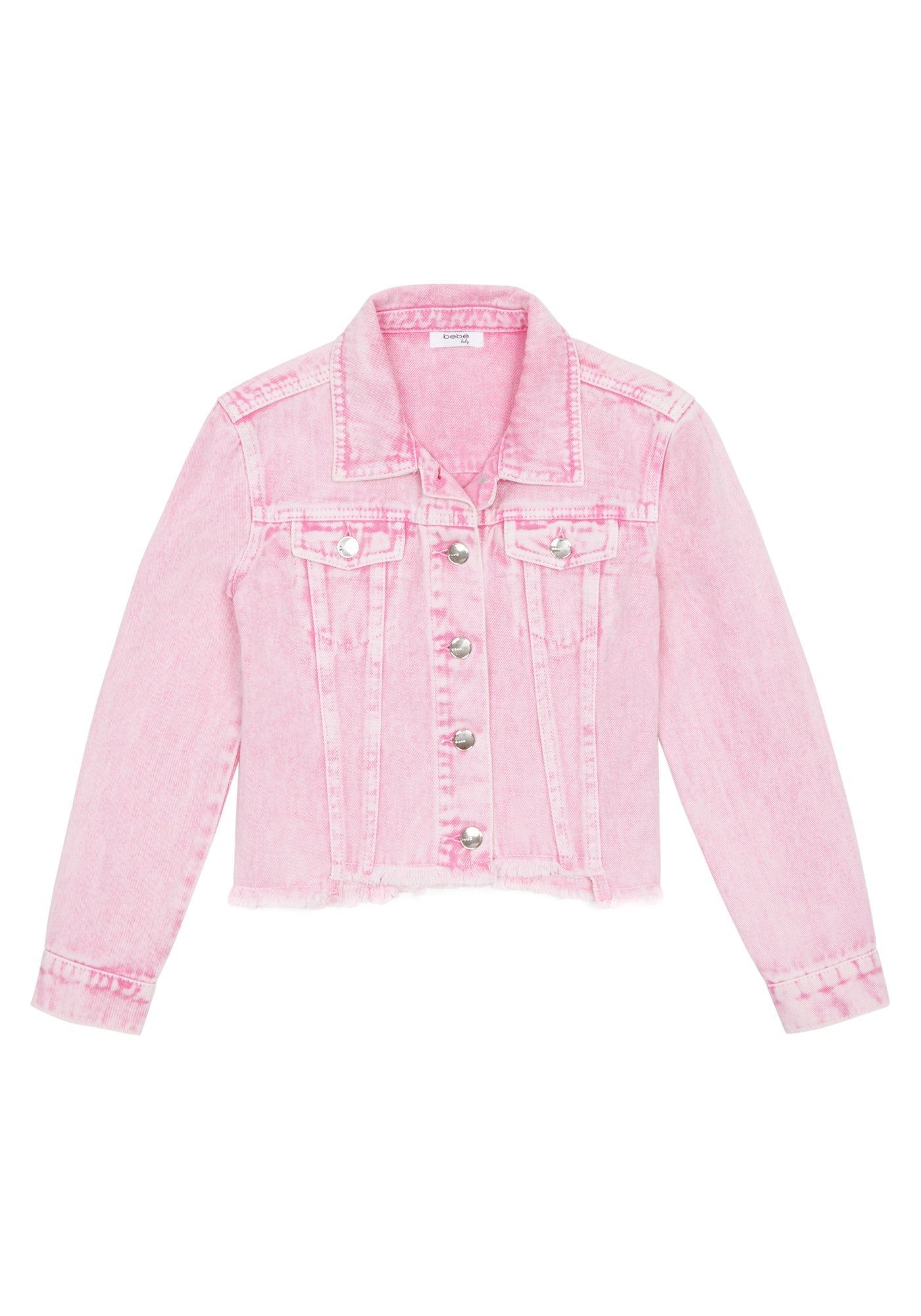 Girls Color Denim Jacket W/Stones sold by Bebe