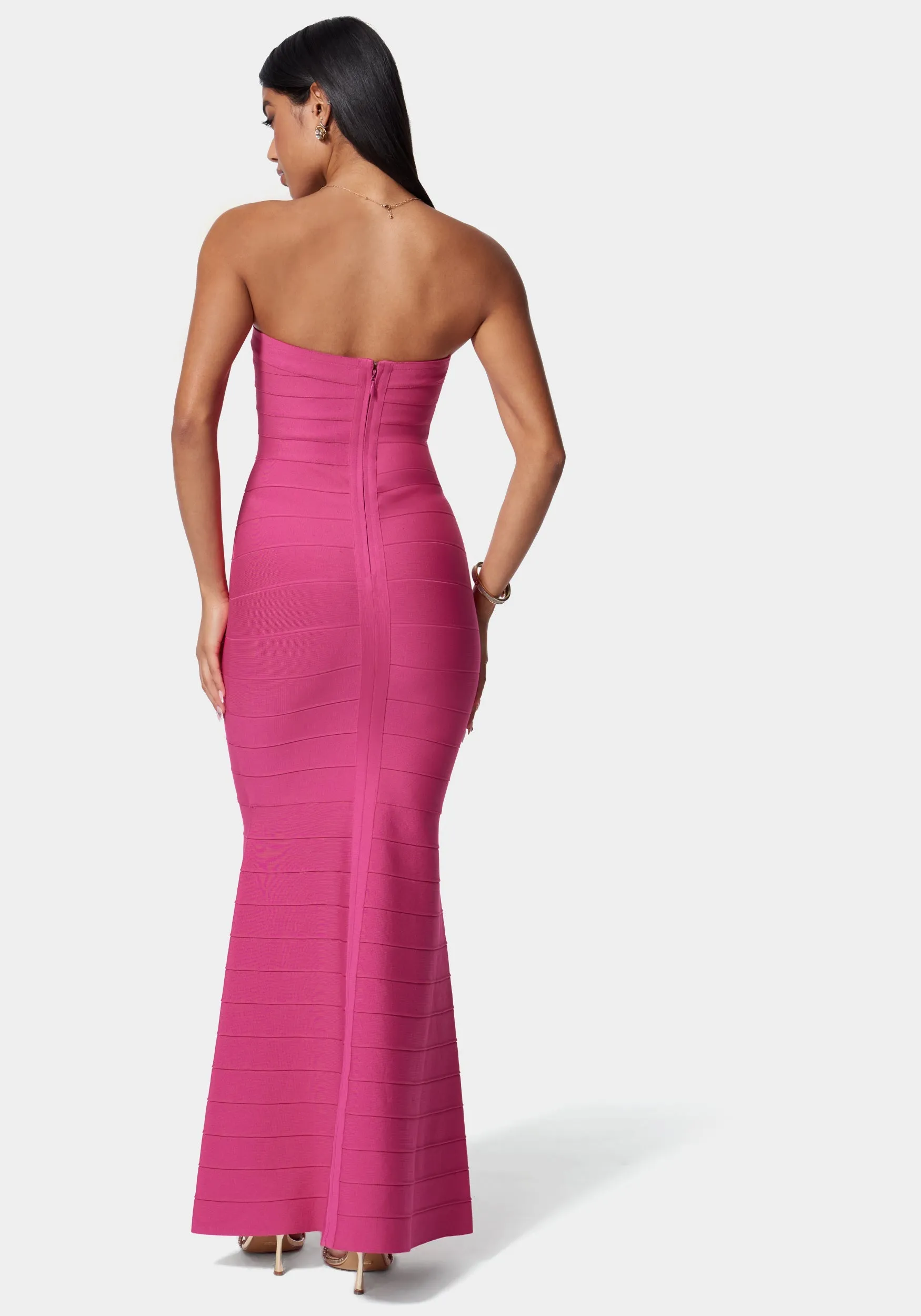 Luxe Bandage Strapless Gown sold by Bebe product image thumbnail 3