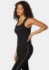 Bebe Logo Double Strap Single Stone Rib Top sold by Bebe