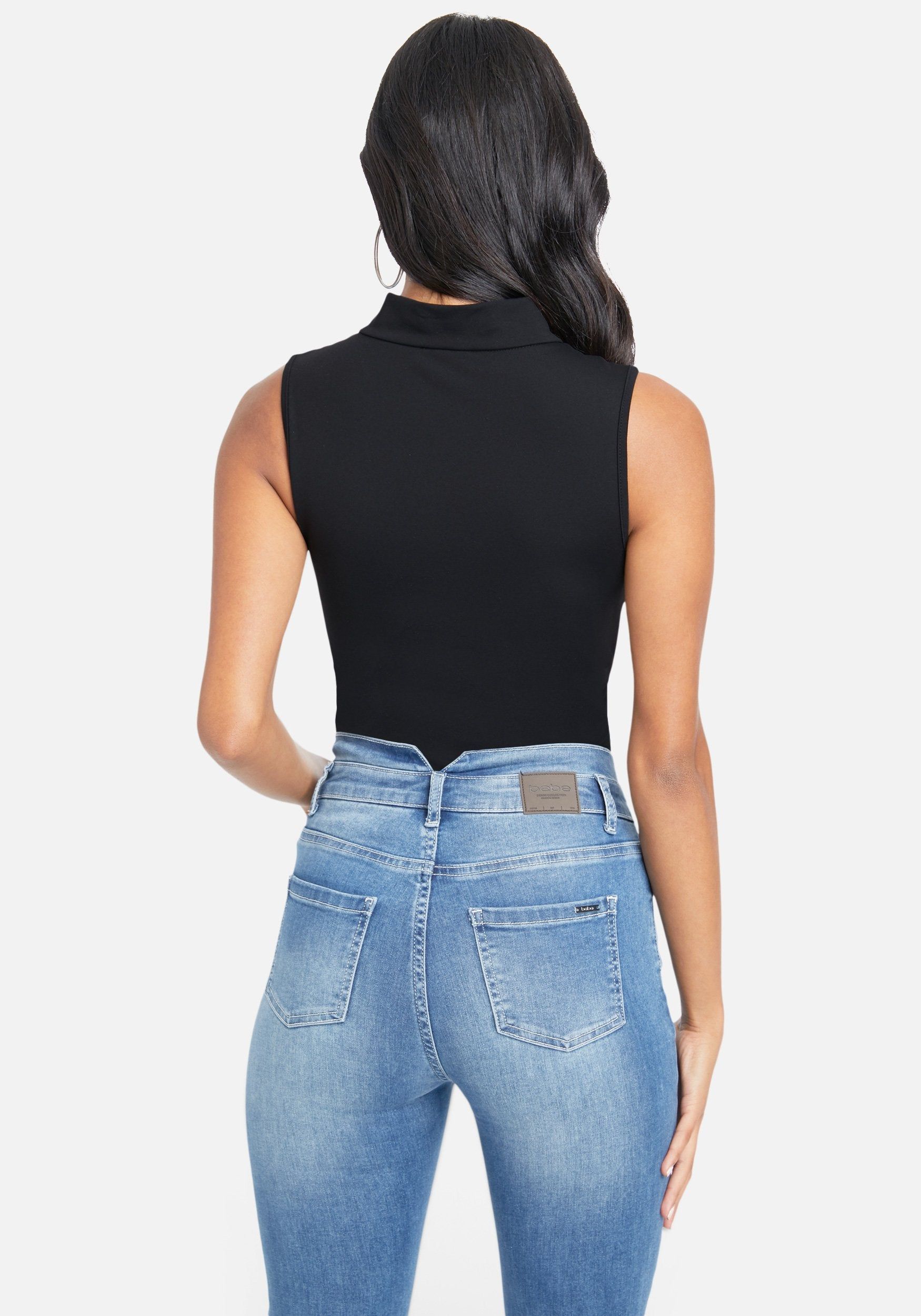 Zipper Mock Neck Sleeveless Top sold by Bebe product image thumbnail 3
