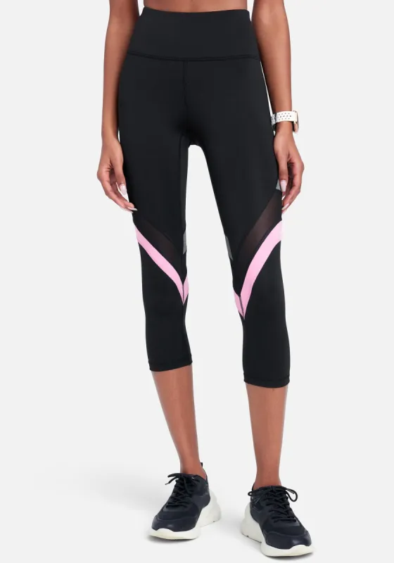 Bebe Colorblock Capri Legging sold by Bebe