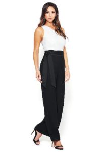 One Shoulder Wide Leg Jumpsuit sold by Bebe