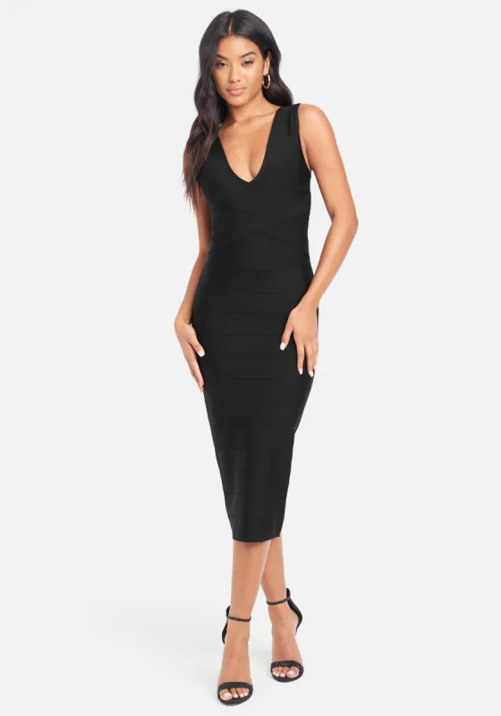 Bandage Midi Dress sold by Bebe