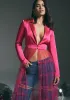 Satin Tailored Jacket With Tulle Hem sold by Bebe