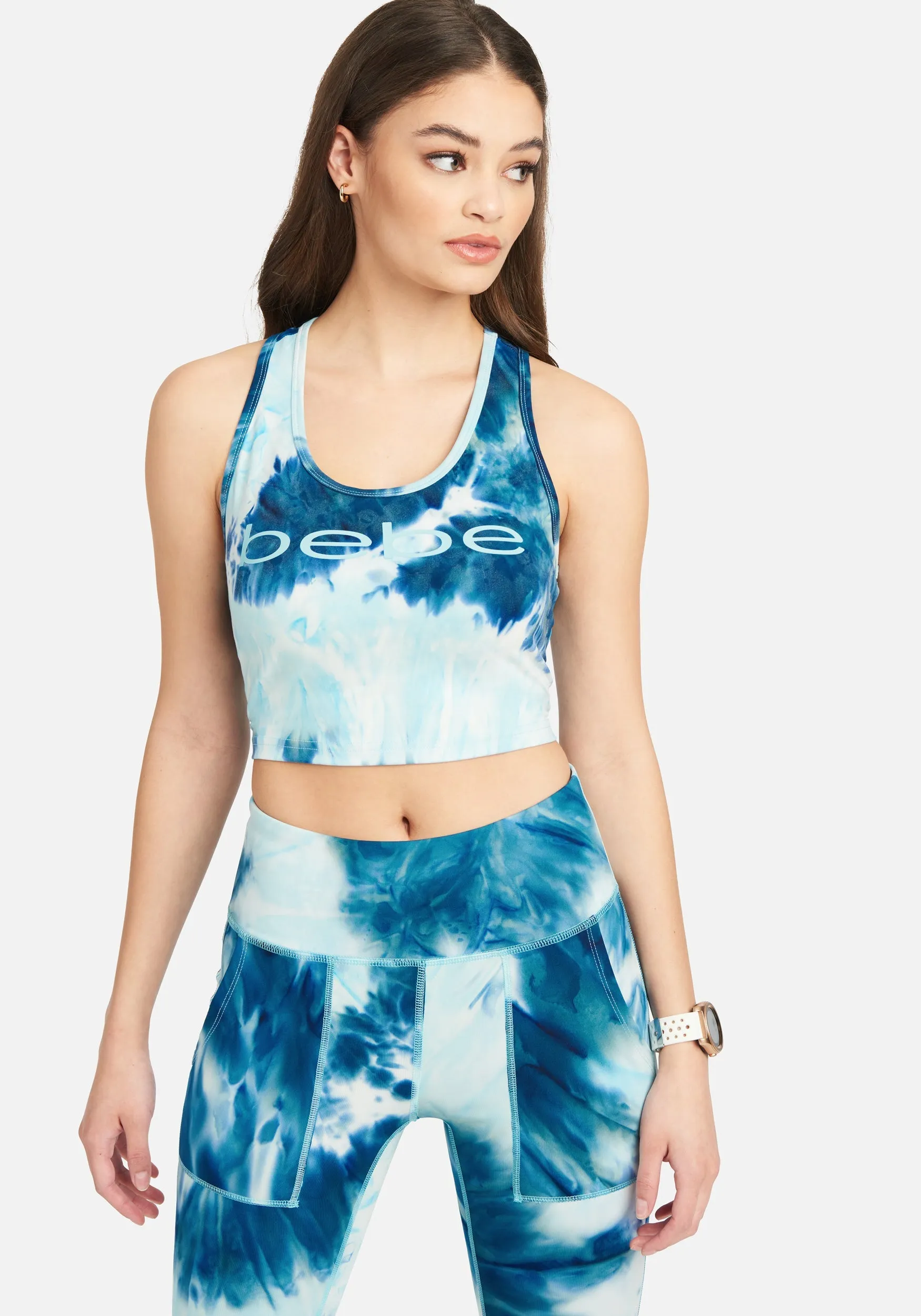 Tie Dye Crop Tank sold by Bebe product image thumbnail 2